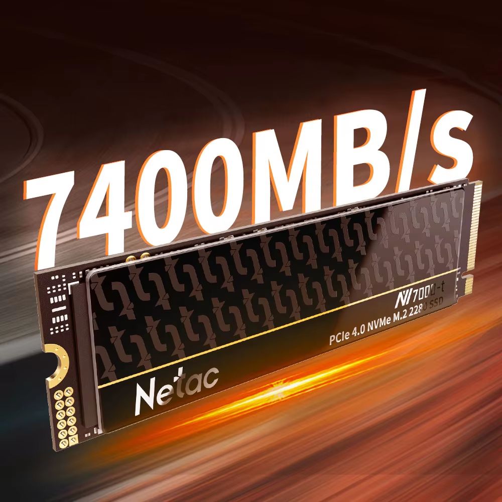 Netac NVMe M2 2280 PCIe 40 SSD  UltraFast 7400MBs Internal Solid State Drive For PS5 Laptops  PCs 5 4