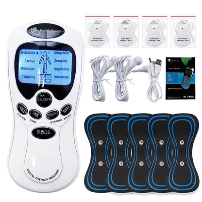 Electronic Pulse Muscle Stimulator Tens Machine Physiotherapy, Pain Relief for Neck Back Shoulder Hand Relaxation