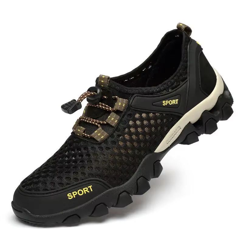Mens Breathable Mesh Hiking Sneakers  Lightweight NonSlip Summer Casual Shoes For Walking Tennis  O 7