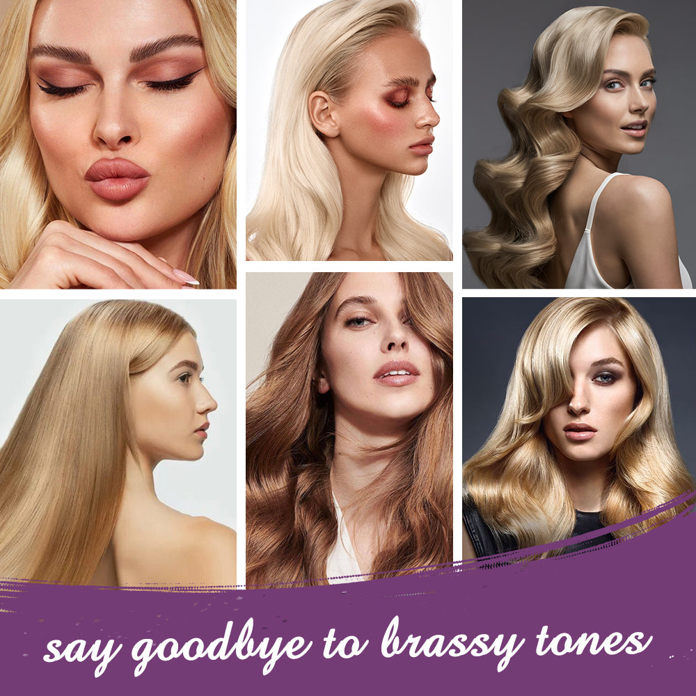 Karseell Purple Hair Mask Professional AntiBrass Hair Toner For Blonde Silver Gray  Highlighted Hai 5