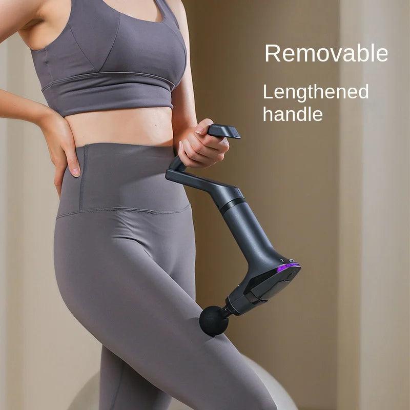 Remission Deep Tissue Percussion Body Electric Massage Gun, Multifunctional Muscle Relaxation Hot Selling Long-Handle