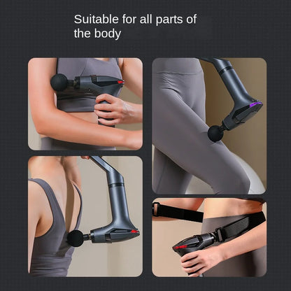 Remission Deep Tissue Percussion Body Electric Massage Gun, Multifunctional Muscle Relaxation Hot Selling Long-Handle