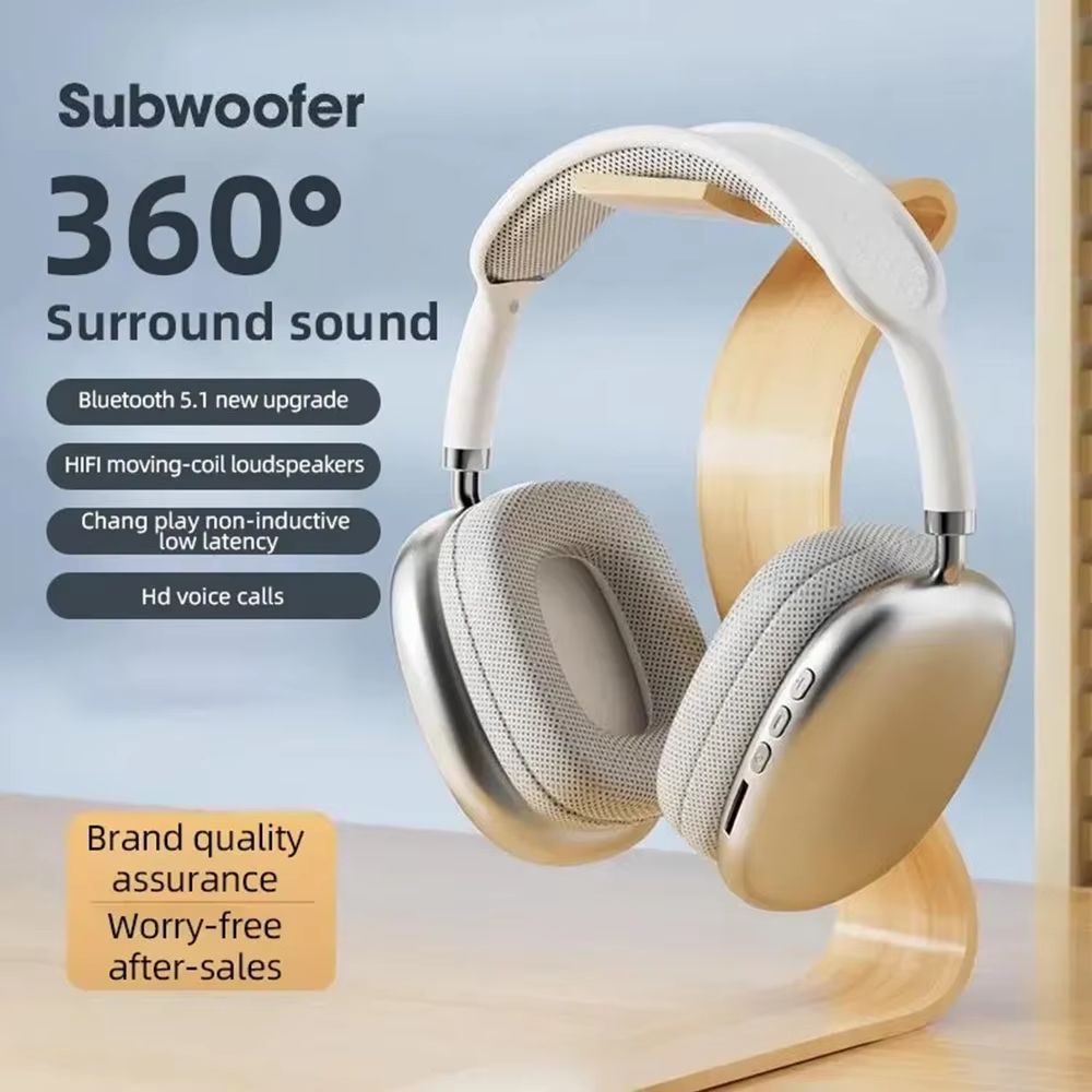 P9 Wireless Bluetooth Headset - Noise Cancelling Earbuds with Mic for Gaming, Sports, and Everyday Use