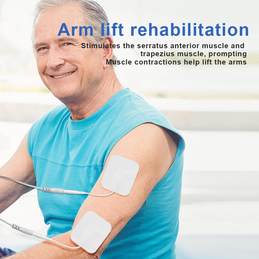 Electronic Pulse Massager Myostimulation Apparatus, 12 Modes Low Frequency Therapy Device, TENS EMS Muscle Stimulator