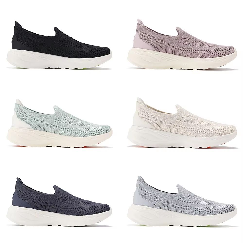 LiNing Women Soft Go 2 Knit SlipOn Walking Shoes  Breathable Cushion Sneakers For Everyday Comfort  1
