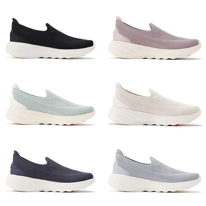LiNing Women Soft Go 2 Knit SlipOn Walking Shoes  Breathable Cushion Sneakers For Everyday Comfort  1