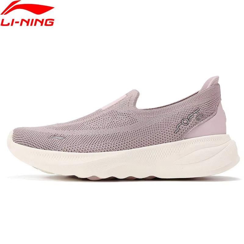 LiNing Women Soft Go 2 Knit SlipOn Walking Shoes  Breathable Cushion Sneakers For Everyday Comfort  2