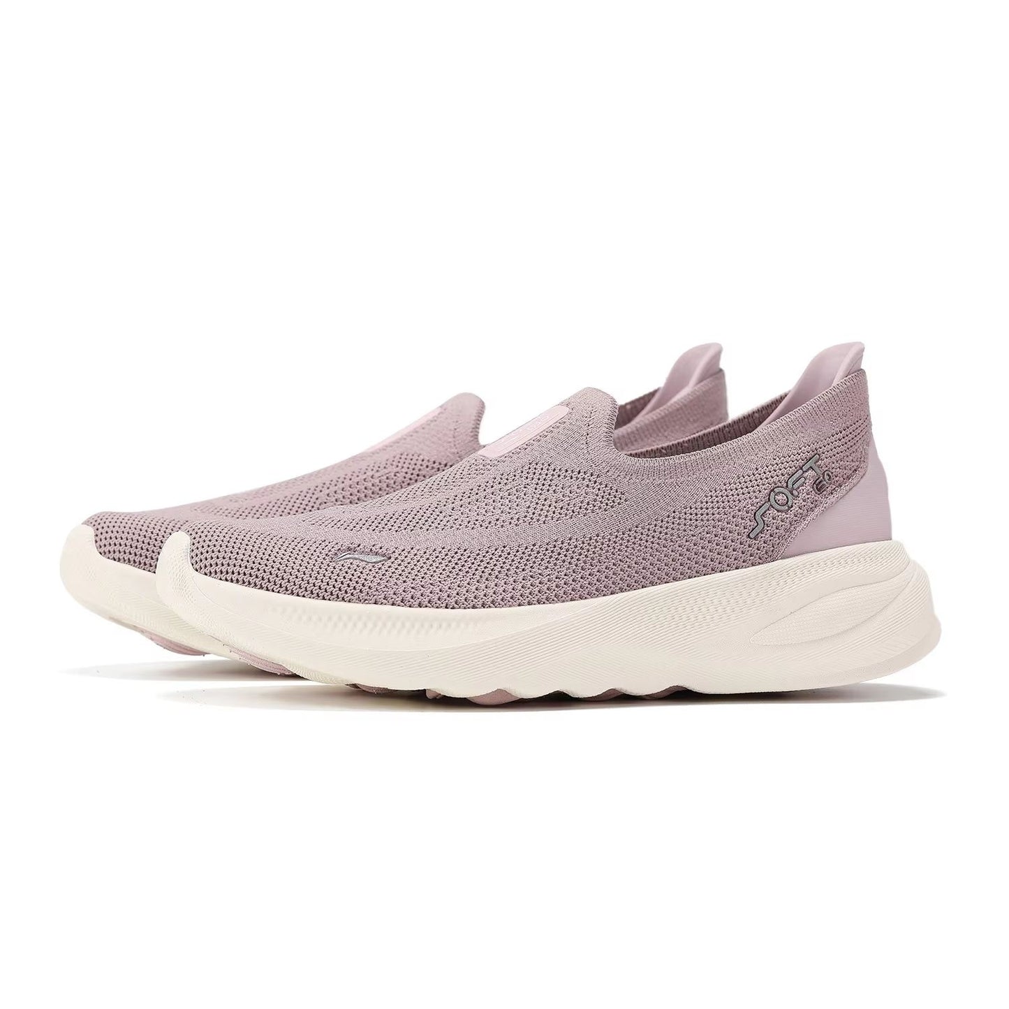LiNing Women Soft Go 2 Knit SlipOn Walking Shoes  Breathable Cushion Sneakers For Everyday Comfort  4