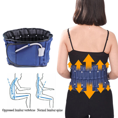 Inflatable Waist Belt Back Support Health Care, Lumbar Traction Device Waist Protector, Backache Spine Traction Brace