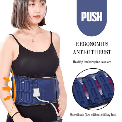 Inflatable Waist Belt Back Support Health Care, Lumbar Traction Device Waist Protector, Backache Spine Traction Brace