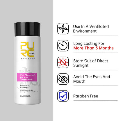 Keratin Treatment Shampoo Conditioner Hair Straightening Products Smoothing Repairing Hair Mask Hai 2