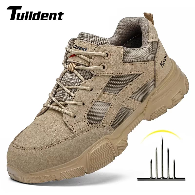 Men's Insulated Safety Work Boots - 10KV Anti-Smash, Puncture-Proof, Breathable Shoes for Electricians and Welding