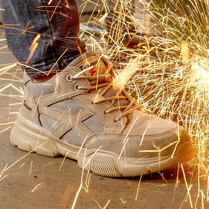 Mens Insulated Safety Work Boots  10KV AntiSmash PunctureProof Breathable Shoes For Electricians An 1