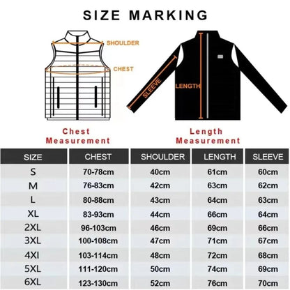 USB Heated Jacket For Men And Women With Multiple Heating Zones 1