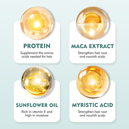 Organic Protein Cream, Leave In Conditioner, Hair Repair Treatment, Natural Essences Protein Cream for Nourishing Dry