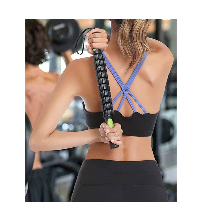 Body Massage Sticks Tool for Athletes, 1pcs Muscle Roller Stick for Relief Muscle Soreness and Cramping, Helps Legs Back