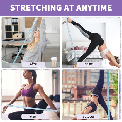 Adult Latin Training Elastic Bands Resistance Band Yoga Auxiliary Stretching Belt Beginner Pilates  5