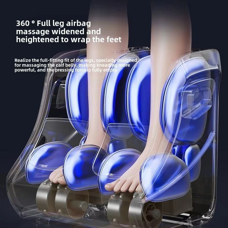 Foot And Calf Massager With Heat  Shiatsu Deep Kneading Compression And Circulation Relief For Men  2