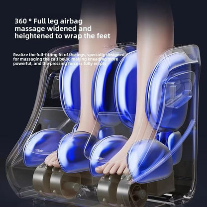 Foot And Calf Massager With Heat  Shiatsu Deep Kneading Compression And Circulation Relief For Men  2