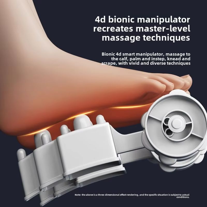 Foot And Calf Massager With Heat  Shiatsu Deep Kneading Compression And Circulation Relief For Men  4