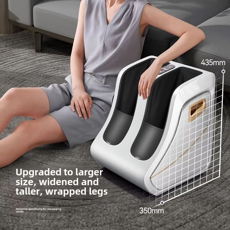 Foot And Calf Massager With Heat  Shiatsu Deep Kneading Compression And Circulation Relief For Men  5