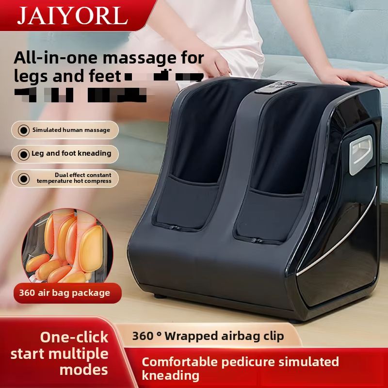 Foot And Calf Massager With Heat  Shiatsu Deep Kneading Compression And Circulation Relief For Men  6