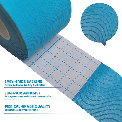 Athletic Bandage Waterproof Sports Tape Stickers, Protector Strapping Muscle Recovery Pain Relief
