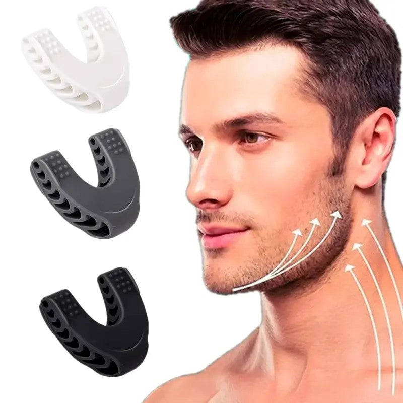 Jaw Exerciser U Shape Muscle Chew Ball for Face Fitness, Bite Breaker Training Equipment New Facial Mouth