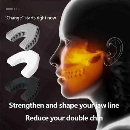 Jaw Exerciser U Shape Muscle Chew Ball for Face Fitness, Bite Breaker Training Equipment New Facial Mouth