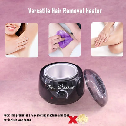 Professional Wax Warmer, Multi Function Timing Hair Removal Heater for Depilatory Paraffin Wax, Beans, Beads, Home Use