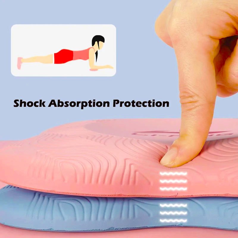 Portable Thickened Yoga Kneeling Mat, Knee Pad & Elbow Support for Sports Fitness
