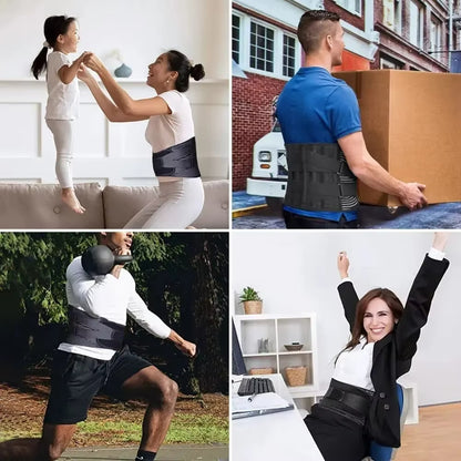 Lumbar Support For Sciatica Relief Back Brace For Lower Back Pain With Breathable Waist Support For 5