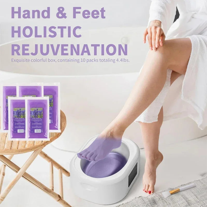 Professional Paraffin Wax Refill, 200g 450g Spa Moisturizing Hand Foot Care Beauty Wax, for Wax Heater Machine, Softens