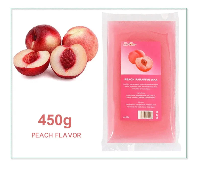 Professional Paraffin Wax Refill, 200g 450g Spa Moisturizing Hand Foot Care Beauty Wax, for Wax Heater Machine, Softens