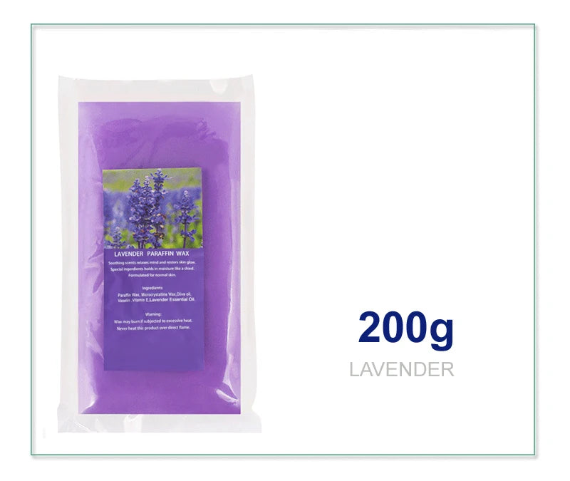 Professional Paraffin Wax Refill, 200g 450g Spa Moisturizing Hand Foot Care Beauty Wax, for Wax Heater Machine, Softens
