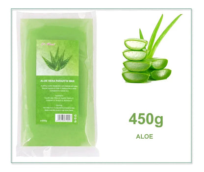 Professional Paraffin Wax Refill, 200g 450g Spa Moisturizing Hand Foot Care Beauty Wax, for Wax Heater Machine, Softens