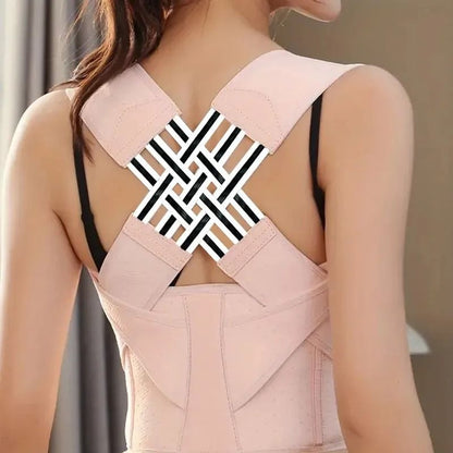 Magnetic Therapy Back Posture Corrector Adjustable Shoulder Support Breathable Shaping Brace 1