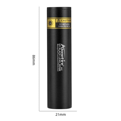 Mini UV Flashlight 365nm Rechargeable Blacklight Torch For Pets Currency And Scorpion Detection 5