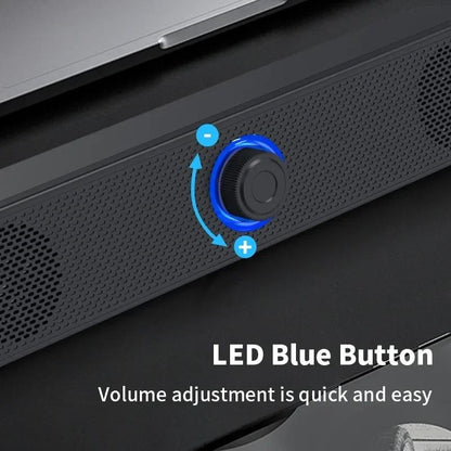 PC Soundbar Wired And Wireless Bluetooth Speaker USB Powered Surround Audio System For TV Laptop An 2
