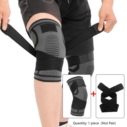 Knee Compression Brace for Sports Fitness Running Basketball Cycling and Weightlifting