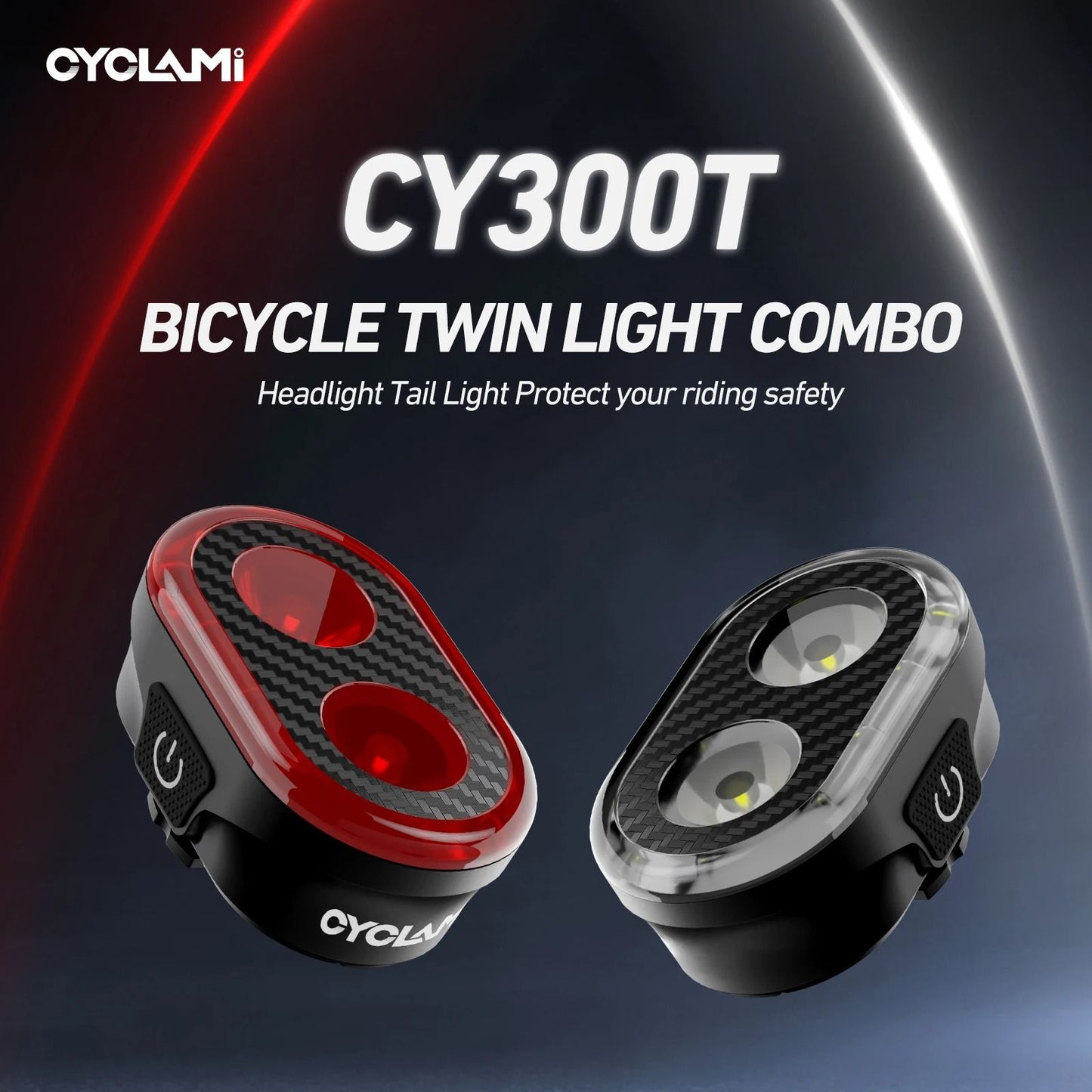 Smart Bicycle Brake Sensing Front and Rear Light Waterproof Cycling Accessory