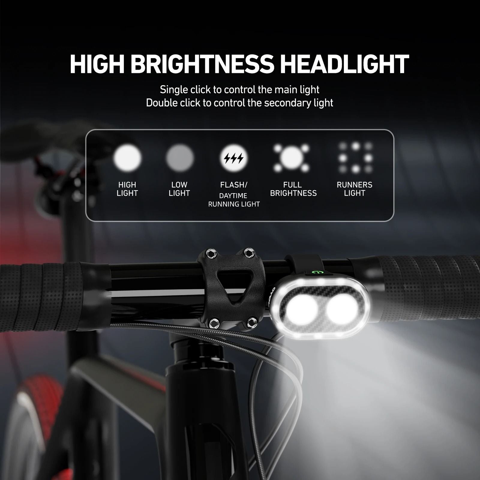 Smart Bicycle Brake Sensing Front And Rear Light Waterproof Cycling Accessory 2