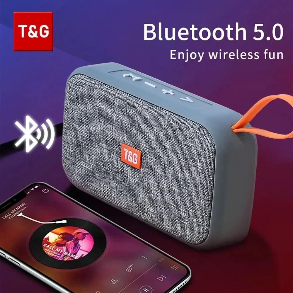 Portable Mini Wireless Soundbar Bluetooth 5.0 Speaker Waterproof with FM Radio and TF Card Support