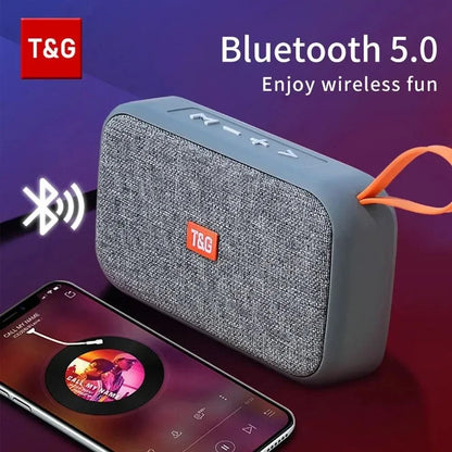 Portable Mini Wireless Soundbar Bluetooth 5.0 Speaker Waterproof with FM Radio and TF Card Support