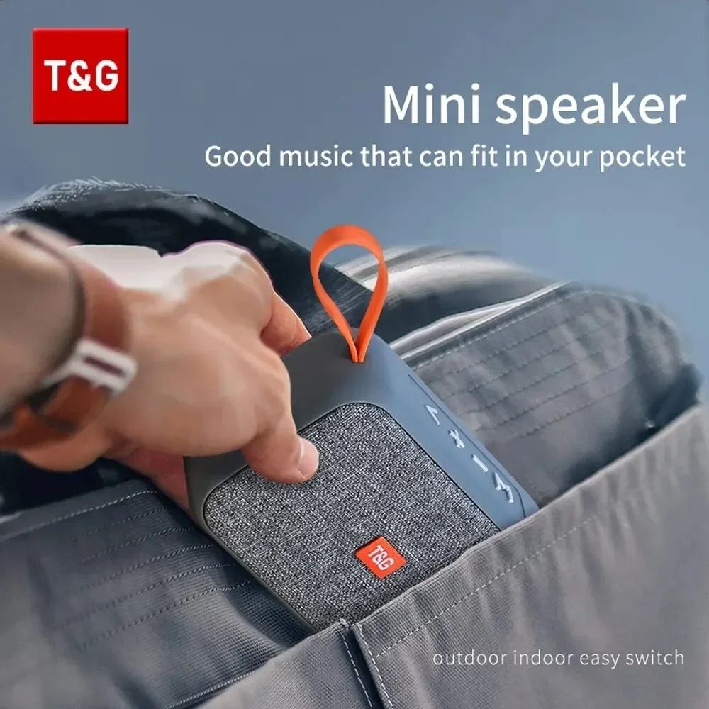 Portable Mini Wireless Soundbar Bluetooth 50 Speaker Waterproof With FM Radio And TF Card Support 4