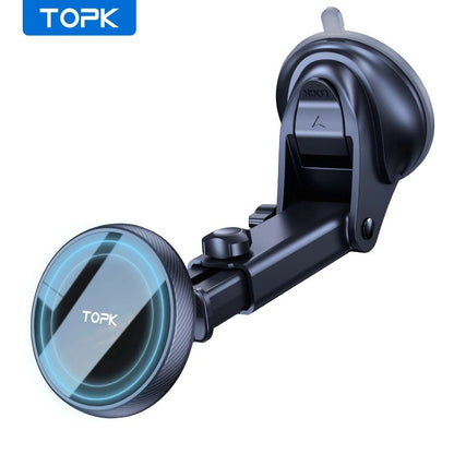 Magnetic Car Phone Holder Dashboard and Windshield Mount with Adjustable Long Arm