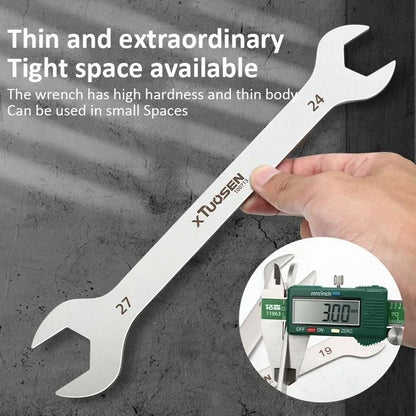 Ultra Thin Ratchet Wrench Set Dual Head Spanners For Car Repair And Maintenance 4