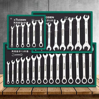 Ultra Thin Ratchet Wrench Set Dual Head Spanners For Car Repair And Maintenance 5