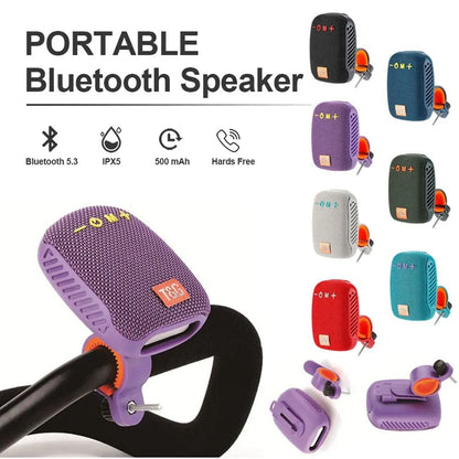 Outdoor Bicycle Bluetooth Speaker Waterproof Handlebar Wireless Speaker with Subwoofer