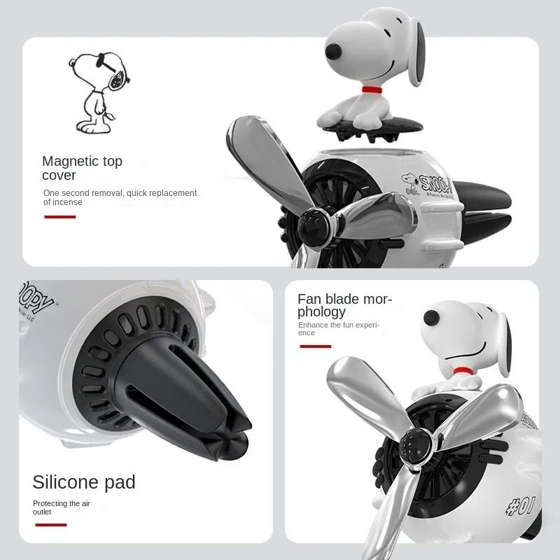 Snoopy Car Air Freshener Clip 3